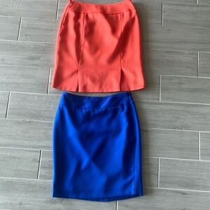 Two skirts, one unbelievable price - size 4 & 4p.